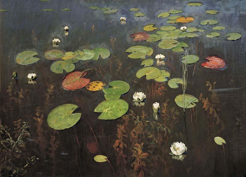 Water lilies, Isaac Levitan